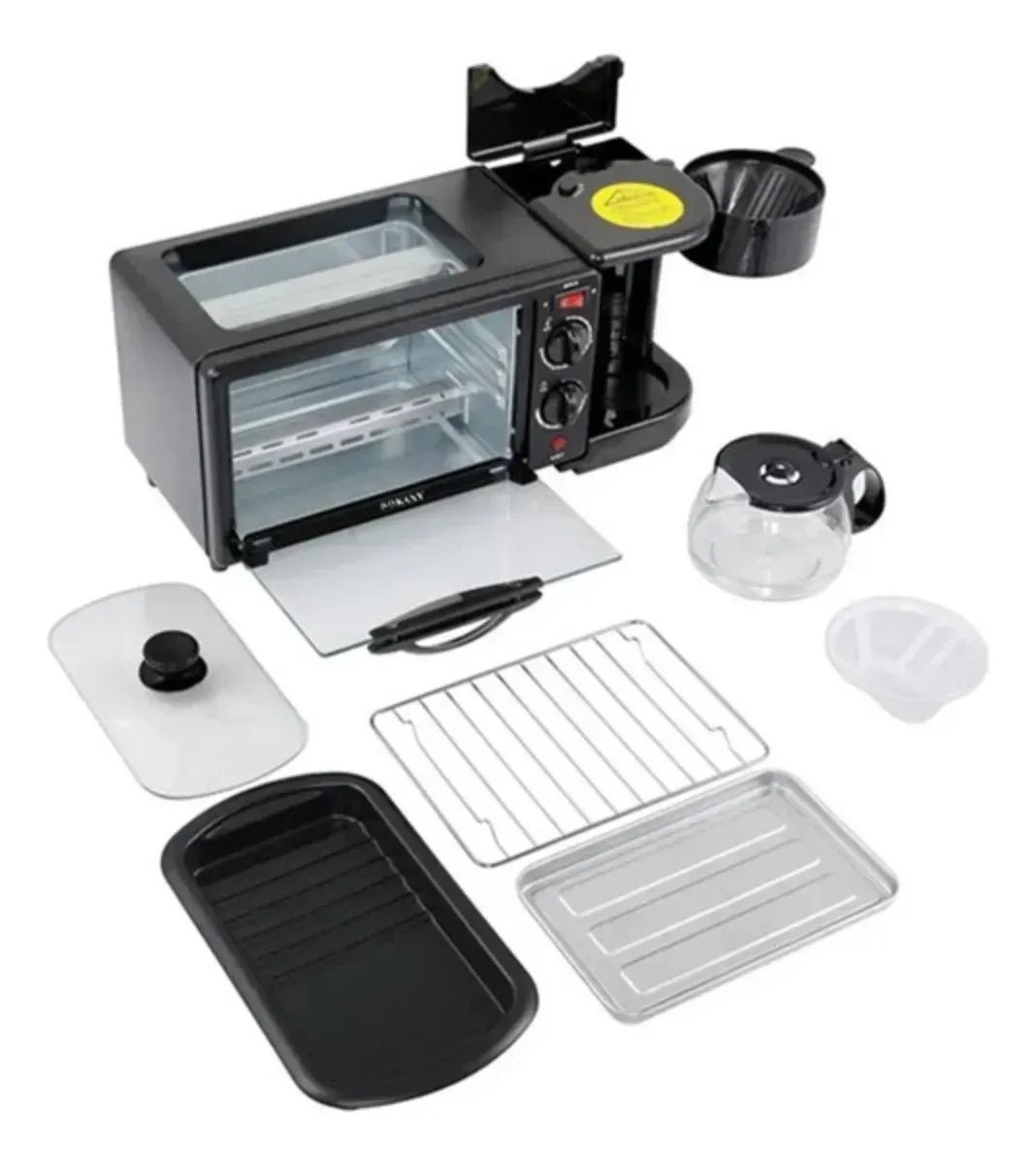 Horno eléctrico 3 en 1